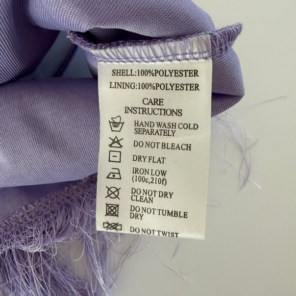 Motel Rocks Lilac Fringe Ensemble - Picture 7 of 11